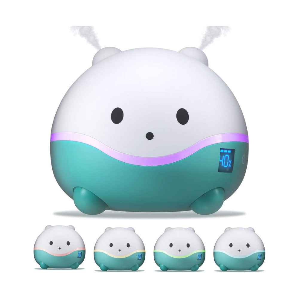 Little Hippo WISPI - Humidificador 3 en 1, difusor y luz nocturna para bebé/niños