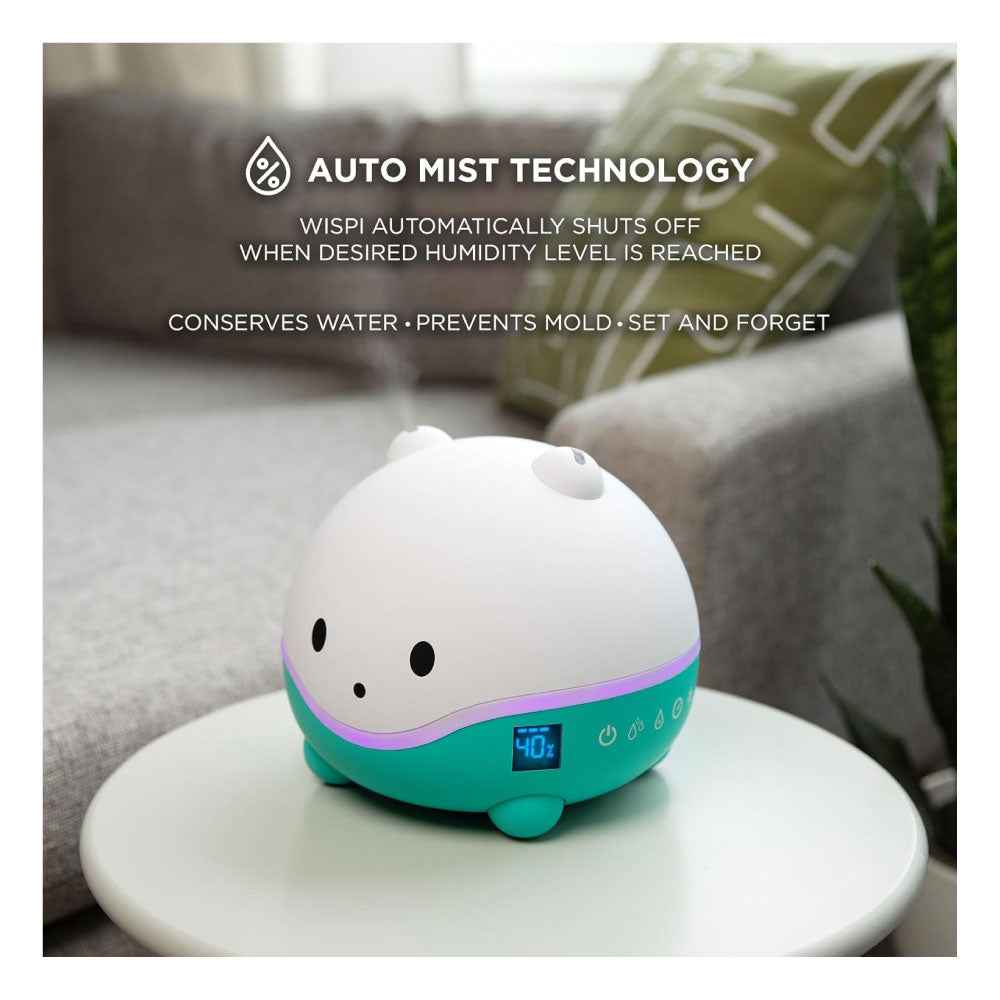 Little Hippo WISPI - Humidificador 3 en 1, difusor y luz nocturna para bebé/niños