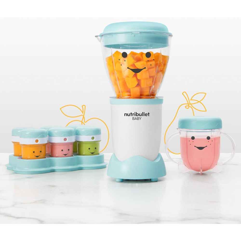 NutriBullet Baby - Licuadora de alimentos para bebés, 32 onzas