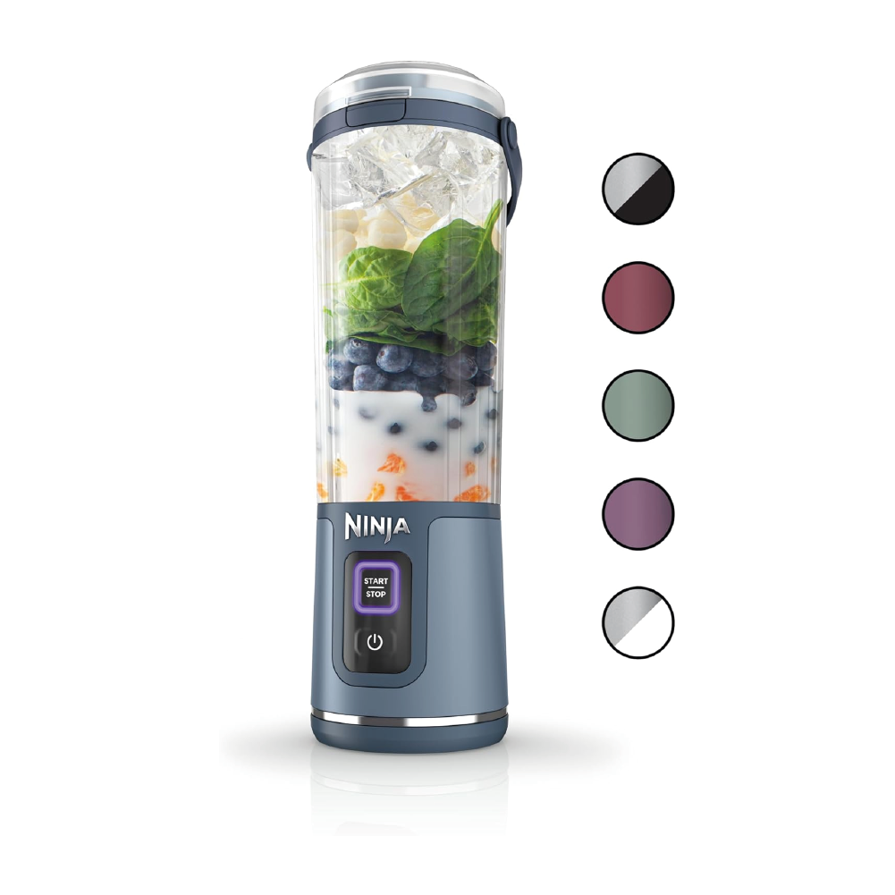 Licuadora Portátil Inalámbrica de 18 oz, Recargable por USB-C, Ideal para Batidos y Smoothies | Ninja Blast BC151NV