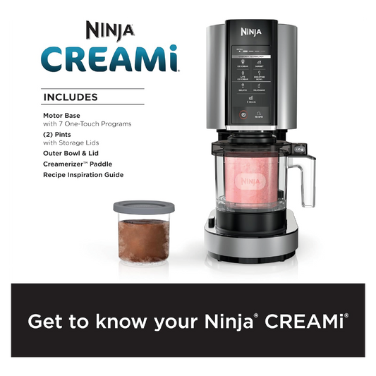 Máquina para hacer helado, sorbetes, batidos - Ninja Creami NC301RD
