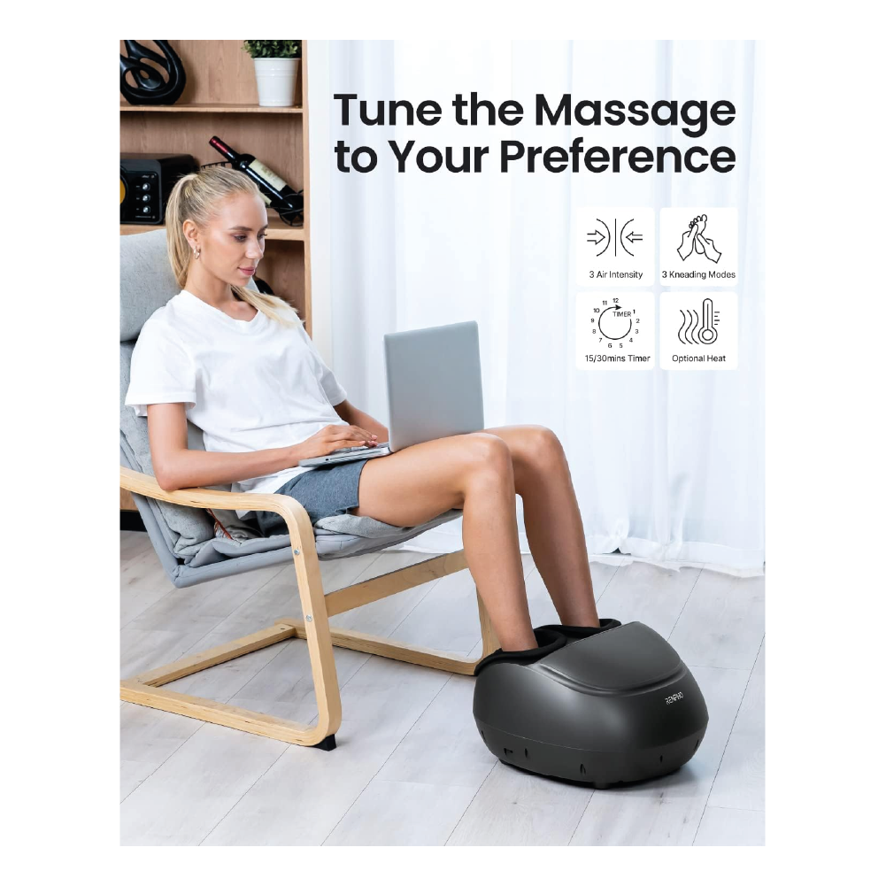 Renpho Shiatsu - Máquina de masajeador de pies con calor