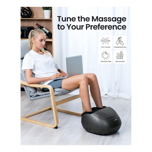 Renpho Shiatsu - Máquina de masajeador de pies con calor