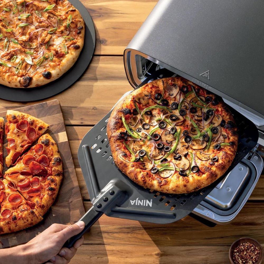 Horno de Pizza Ninja Artisan | ¡Pizza en 3 Minutos! | Para Exteriores 🌟