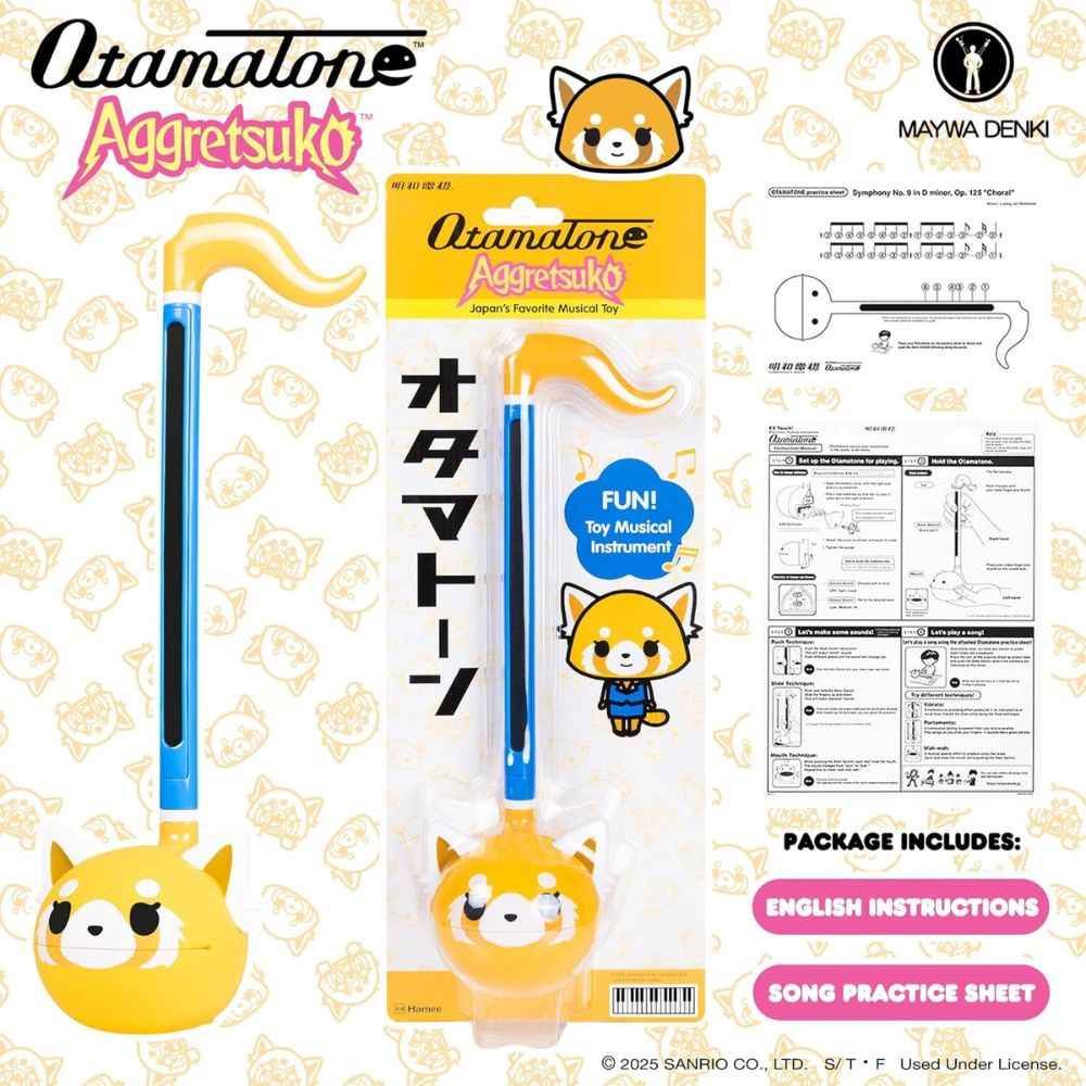 Otamatone Edición Aggretsuko "Sweet" – Instrumento Musical Electrónico