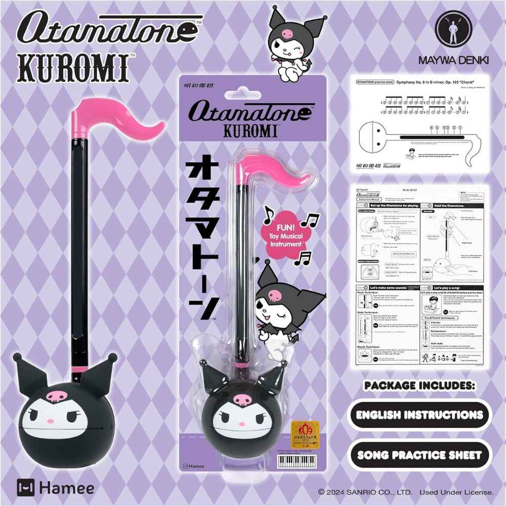Otamatone Edición Especial Kuromi – Instrumento Musical Electrónico