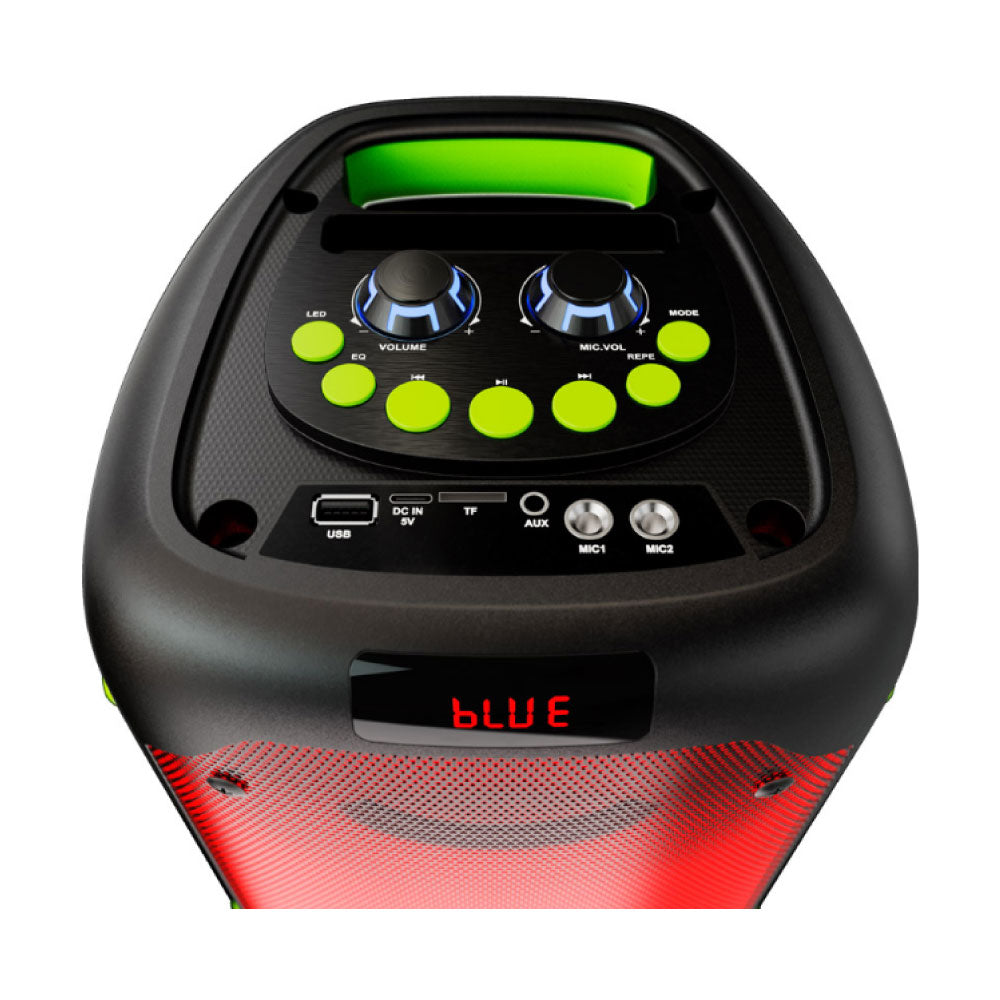 Parlante con micrófono BoomFire Klip Xtreme KLS-100