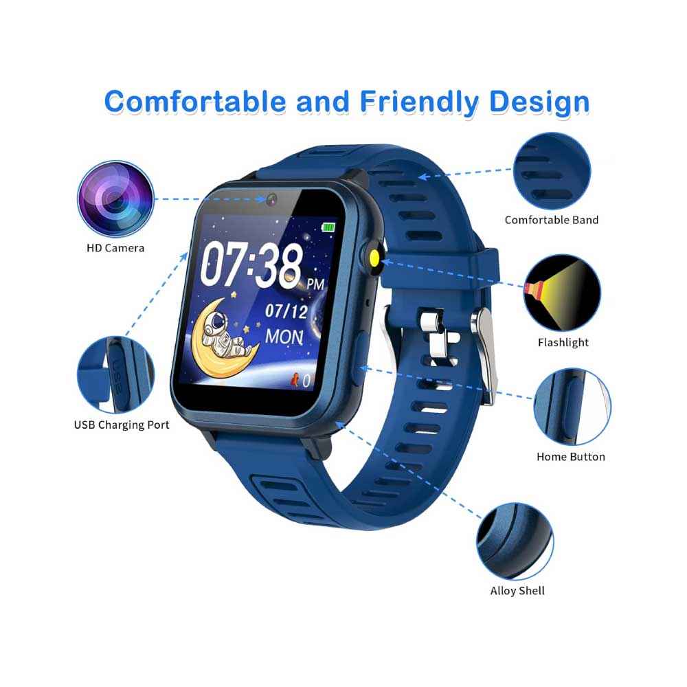 Reloj inteligente para niños con 24 juegos - Phyulls