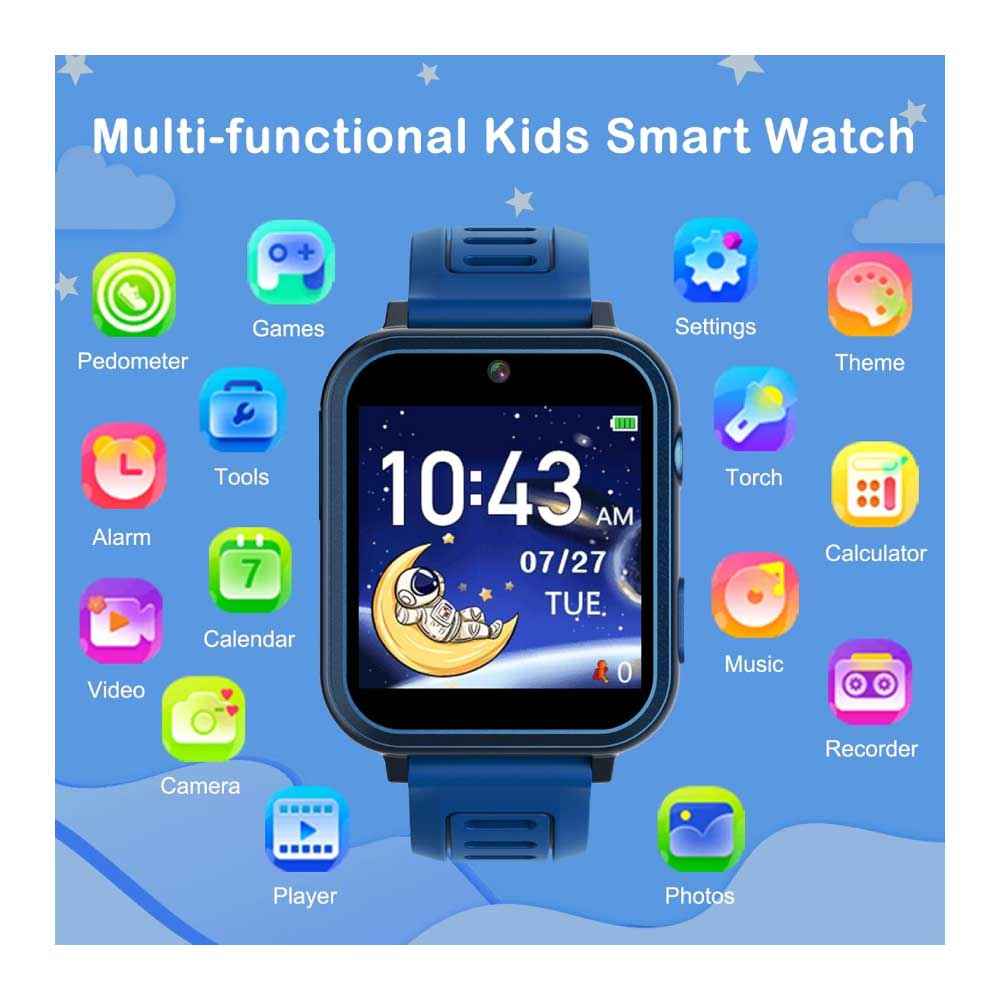 Reloj inteligente para niños con 24 juegos - Phyulls