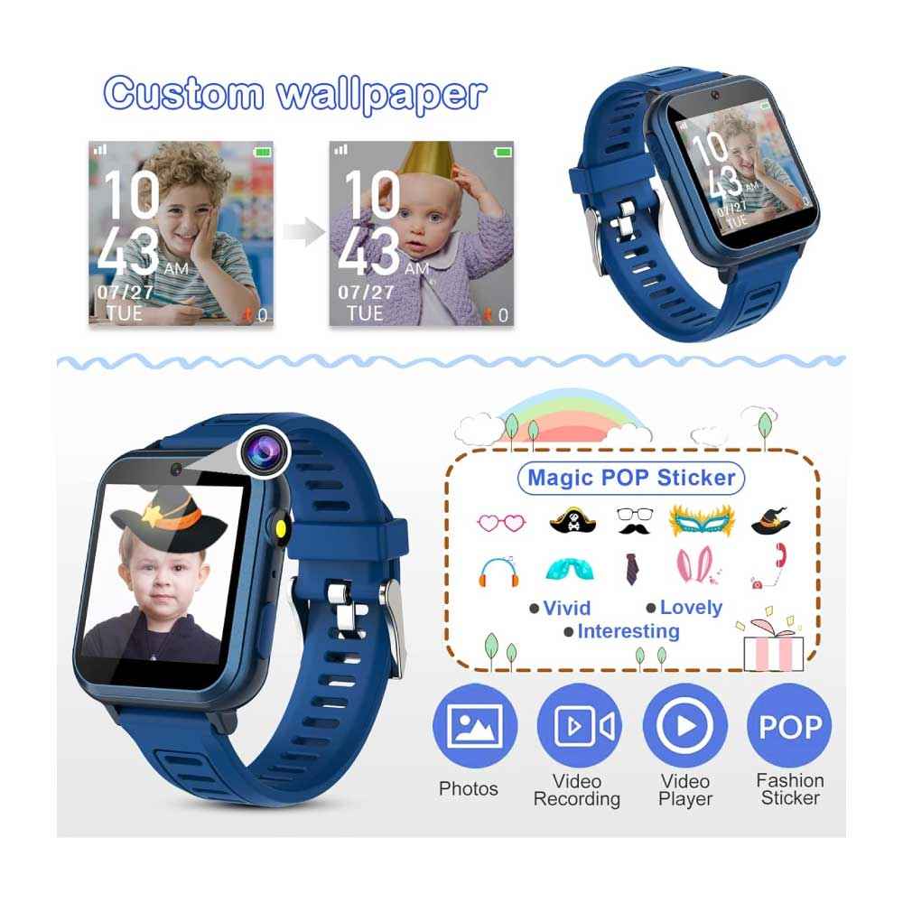 Reloj inteligente para niños con 24 juegos - Phyulls