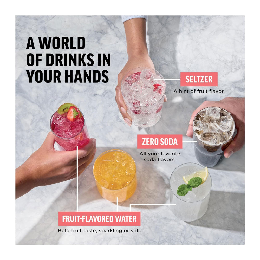 Ninja Thirsti - Sistema de bebidas, fabricante de refrescos, crea bebidas gaseosas únicas y sin gas