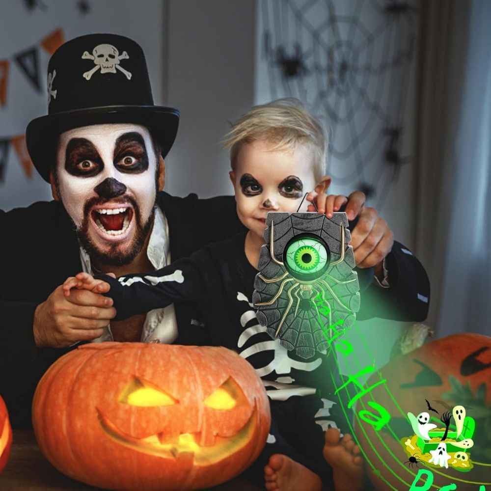 Timbre de Halloween con Ojo Animado | Ideal para Truco o Trato 🎃⚡