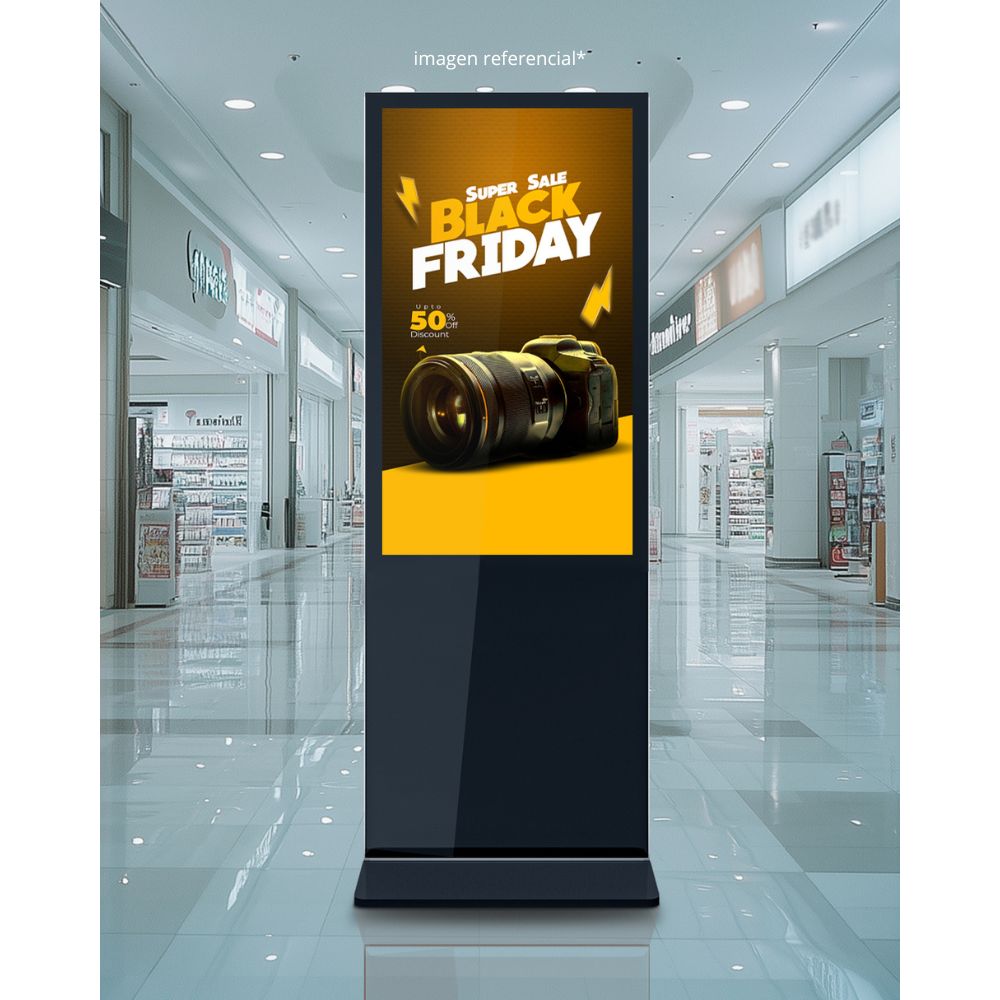 TOTEM INTERACTIVO TÁCTIL DE 55 PULGADAS CORE I5 6ta. Gen., RAM 8 Gb, SSD 256Gb