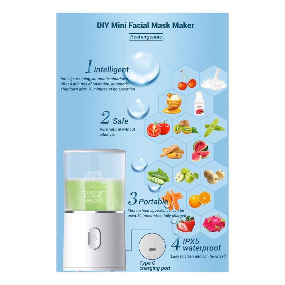 Máquina para hacer mascarillas faciales, mascarilla natural de frutas y verduras - WAONIQ