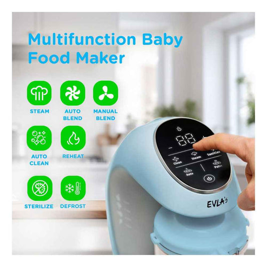 Máquina para hacer alimentos para bebés, vaporera, licuadora - EVLA'S