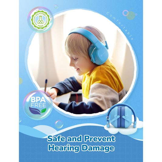 iClever SNR – Audífonos con cancelación de ruido para niños y adolescentes | Ideales para Eventos Fuertes y Sobrecarga Sensorial  🎆🔇