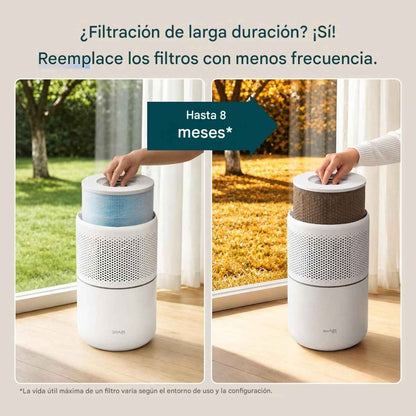 Combo LEVOIT Purificador de aire Core 300-P + Filtro de Repuesto Original Removedor de Humo