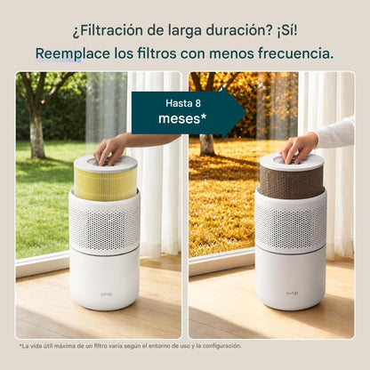 COMBO LEVOIT - Purificador de aire CORE 300-P + Filtro de Repuesto de 3 etapas para alergias a mascotas