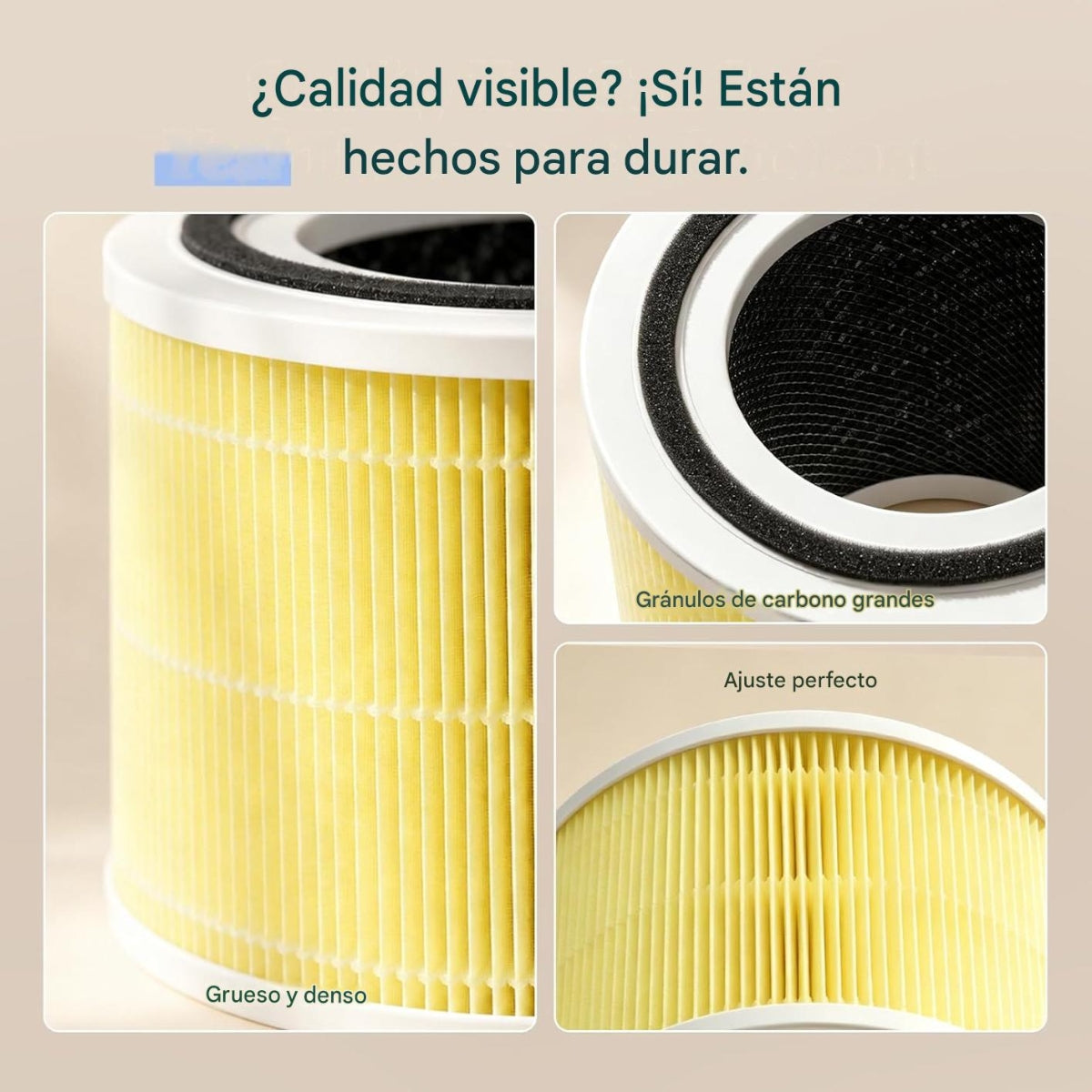 COMBO LEVOIT - Purificador de aire CORE 300-P + Filtro de Repuesto de 3 etapas para alergias a mascotas