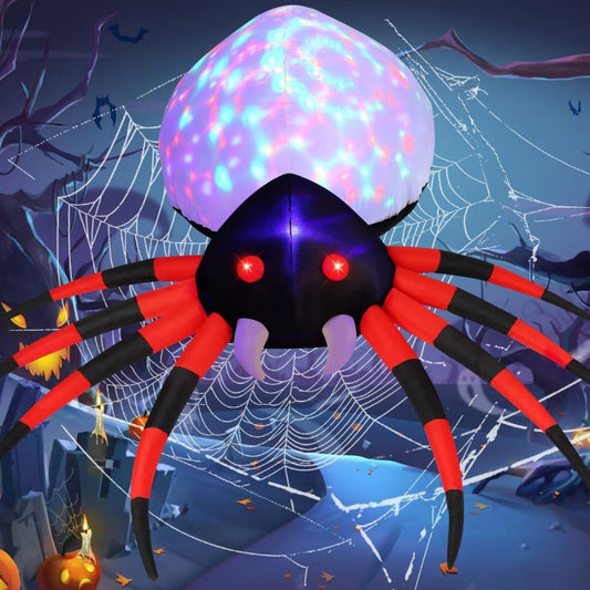 Araña Inflable de Halloween | Decoración para Exteriores | GOOSH 🕷️