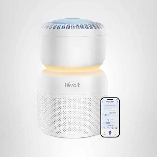 LEVOIT – Purificador de Aire para Habitación de Bebés | Máquina de Ruido Blanco + Luz Nocturna