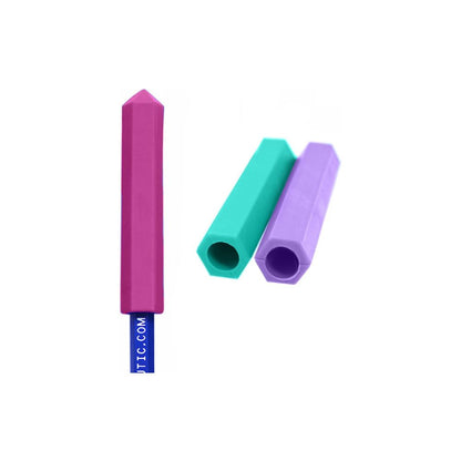 Tubos Masticables para Necesidades Sensoriales - ARK Krypto-Bite Pencil Toppers