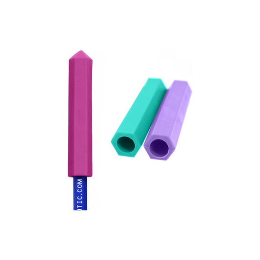 Tubos Masticables para Necesidades Sensoriales - ARK Krypto-Bite Pencil Toppers