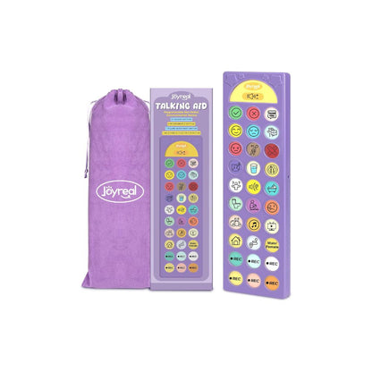 Joyreal Dispositivo AAC para Autismo | 23 Mensajes Preinstalados + 6 Botones Personalizables | Herramienta de Comunicación No Verbal 🧩✨