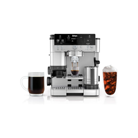 Ninja Luxe Café Premier – Máquina de Café 3 en 1 con Molinillo Integrado y Espumador Automático