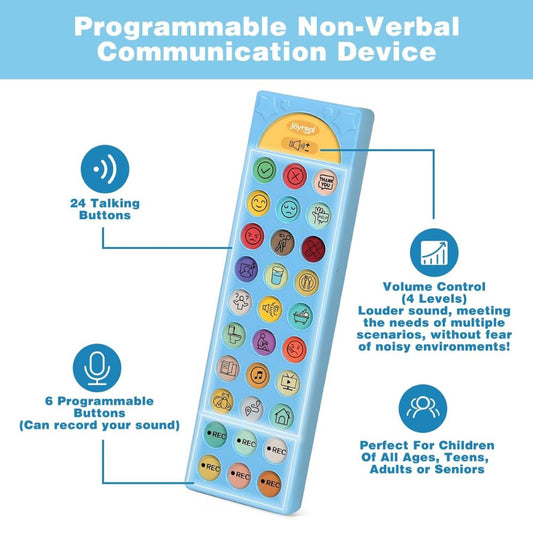 Joyreal Dispositivo AAC para Autismo y Terapia del Habla | Herramienta de Comunicación No Verbal