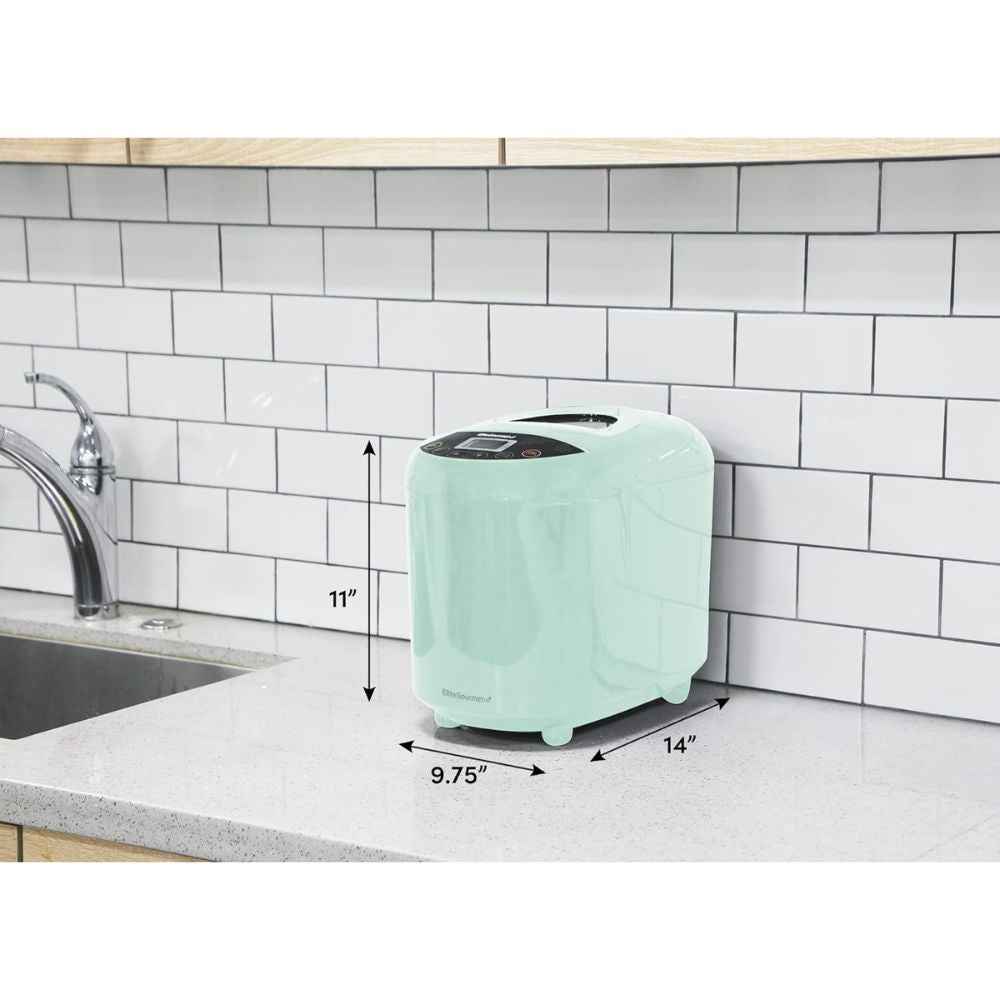 Elite Gourmet – Máquina para Hacer Pan 🍞| 19 Programas | 3 Tamaños (1, 1.5, 2 lbs) | Función Sin Gluten