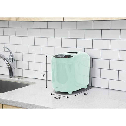 Elite Gourmet – Máquina para Hacer Pan 🍞| 19 Programas | 3 Tamaños (1, 1.5, 2 lbs) | Función Sin Gluten