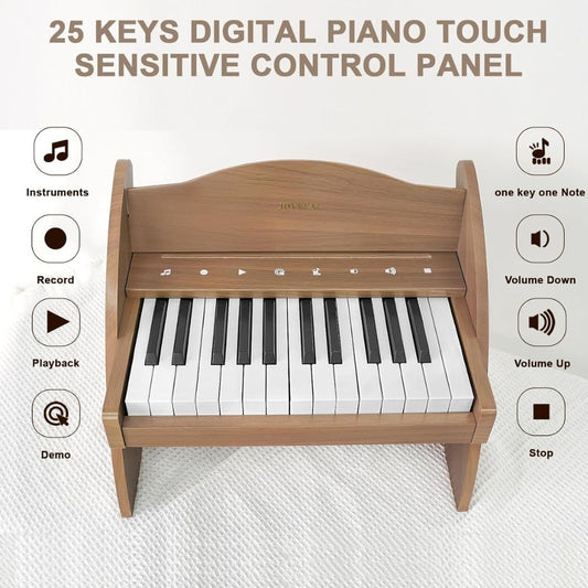 🎹 Joyreal Piano Infantil de 25 Teclas | Juguete Educativo para Niños 3+ Años 🎼✨