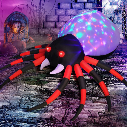 Araña Inflable de Halloween | Decoración para Exteriores | GOOSH 🕷️