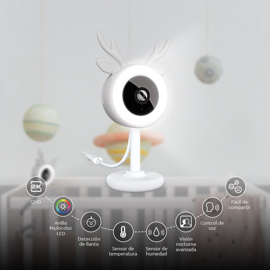 Monitor Inteligente Wi-Fi® para Bebé - Seguridad y Confort Avanzados