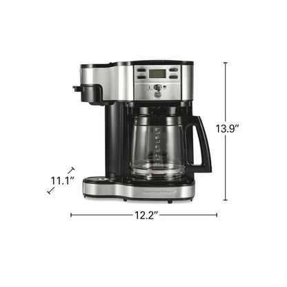 Cafetera Programable  - Hamilton Beach Brewer de 2 vías