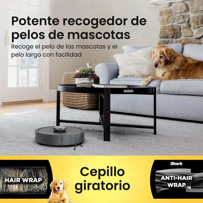 Robot Aspirador Inteligente con Vaciado Automático | ¡Perfecto para Hogares con Mascotas! - Shark Matrix RV2310AE