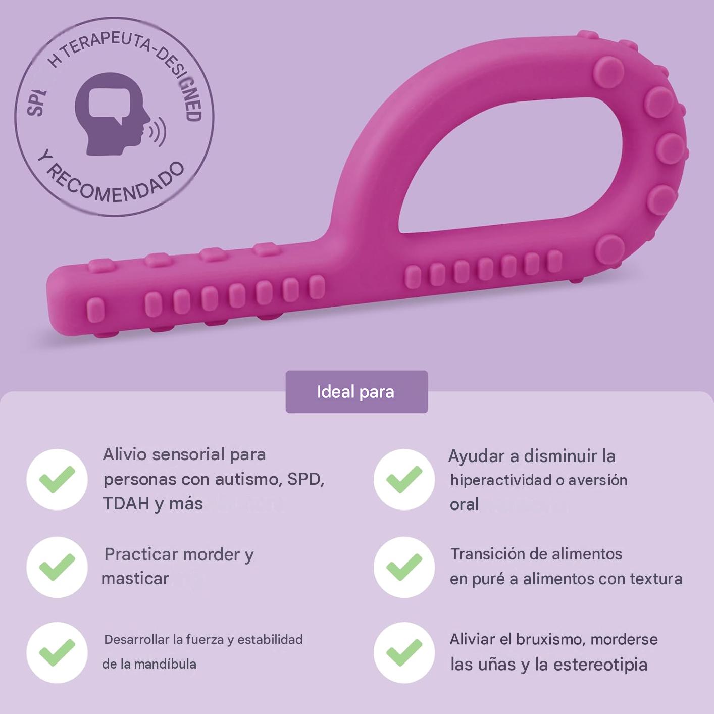 Juguete Sensorial Masticable con textura para estimulación oral - ARK