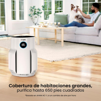 Purificador de Aire con Filtro HEPA | Para 650 pies² - Shark NeverChange