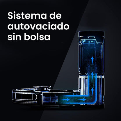 Robot Aspirador Inteligente con Vaciado Automático | ¡Perfecto para Hogares con Mascotas! - Shark Matrix RV2310AE