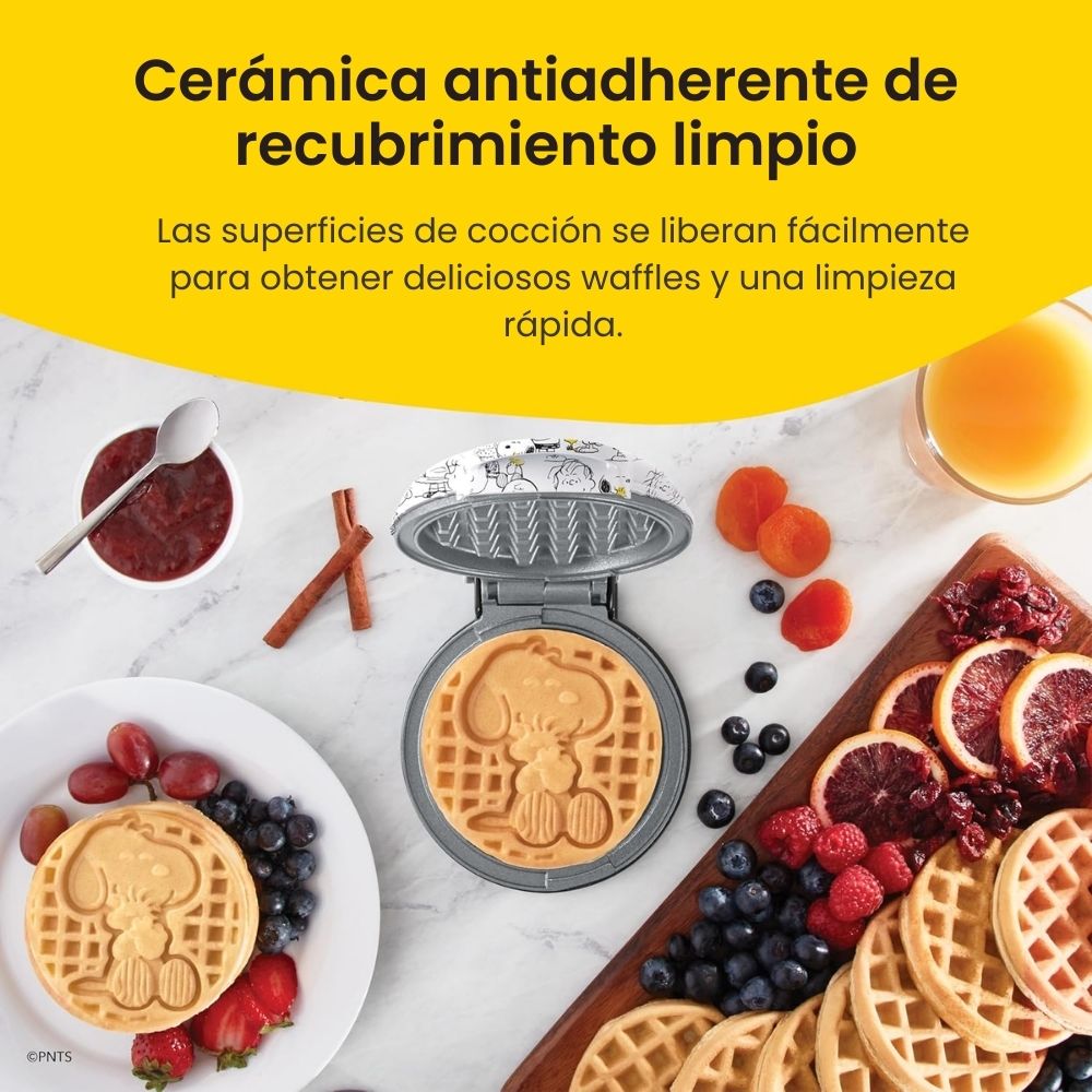 🥞 Mini Waflera Peanuts x Dash – ¡Diversión en Forma de Gofres con Snoopy!