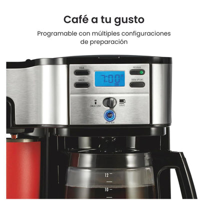 Cafetera Programable  - Hamilton Beach Brewer de 2 vías