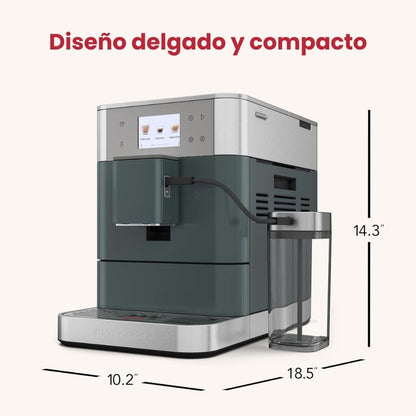 Máquina de Café Espresso Automática KF7 con Espumador de Leche | Color Juniper  - KitchenAid