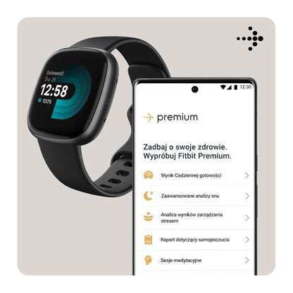 Fitbit Versa 4 – Reloj Inteligente de Fitness con GPS y Alexa Incorporada