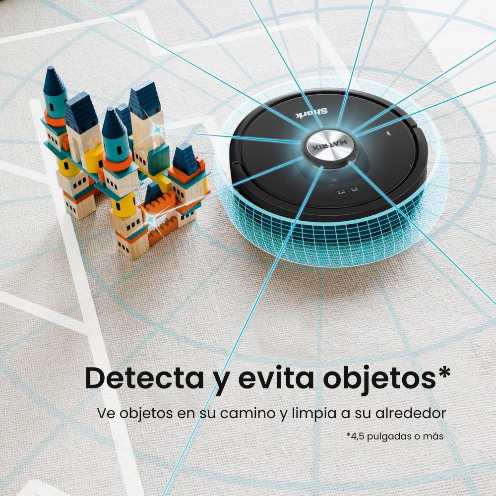 Robot Aspirador Inteligente con Vaciado Automático | ¡Perfecto para Hogares con Mascotas! - Shark Matrix RV2310AE