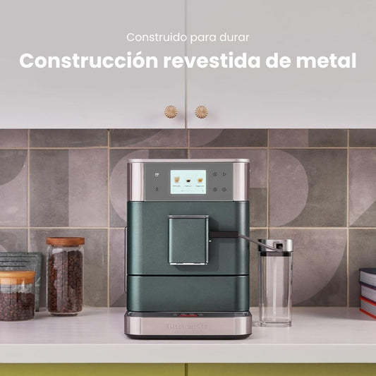 Máquina de Café Espresso Automática KF7 con Espumador de Leche | Color Juniper  - KitchenAid