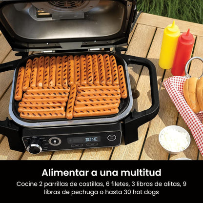 Parrilla 7 en 1 + Ahumador + Freidora de Aire - Ninja Woodfire OG701