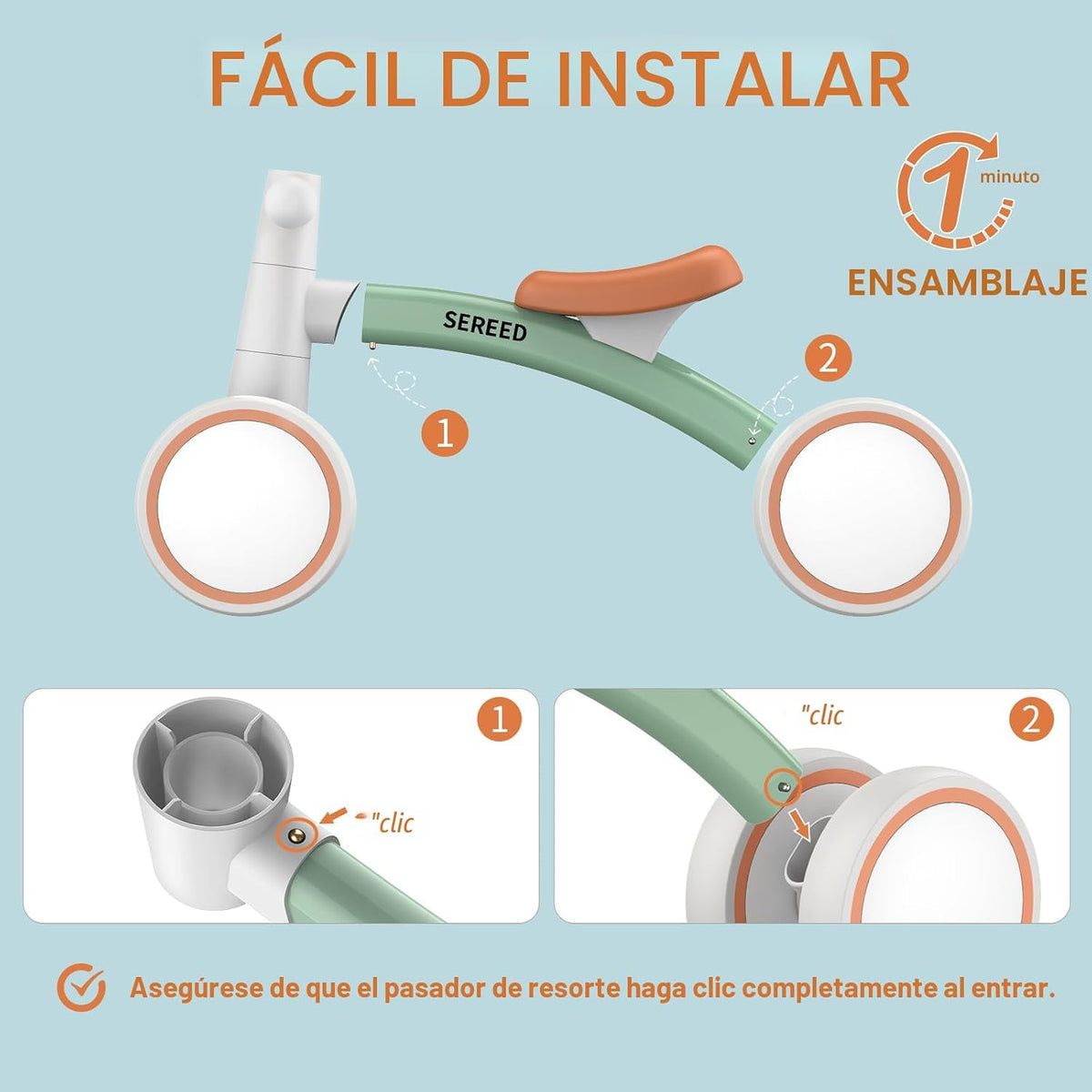 Bicicleta de Equilibrio para Niños de 1 a 2 Años – SEREED