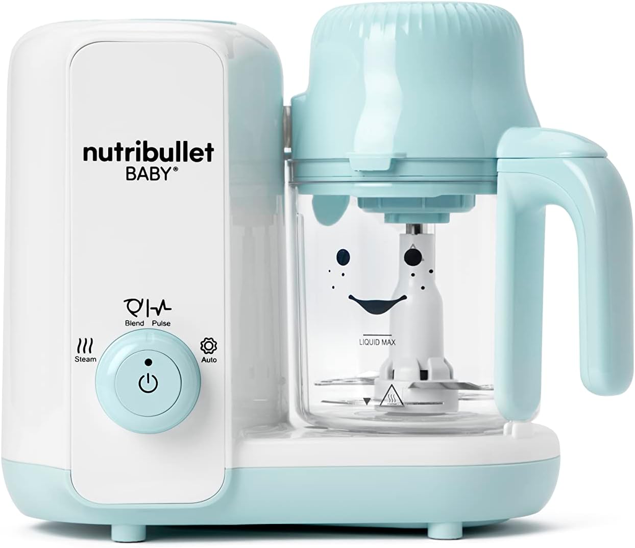 Mezcla Nutribullet Baby Steam + Blend, Blanco/Azul