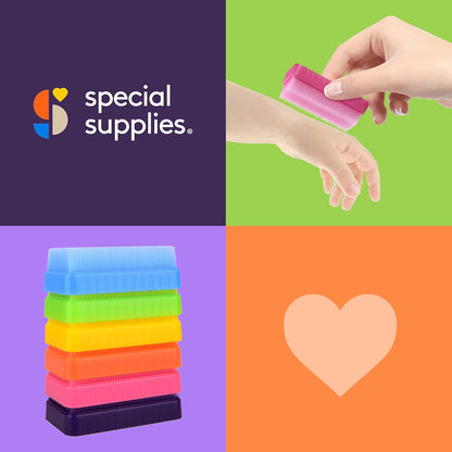 Cepillos de Terapia Sensorial para Estimulación, Paquete de 6 - Special Supplies